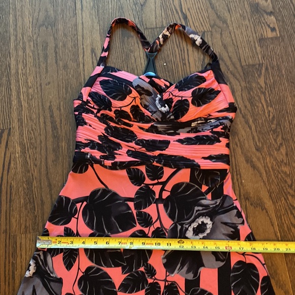 Versace Floral Print Strappy Open Back Mini Dress - Picture 3 of 12